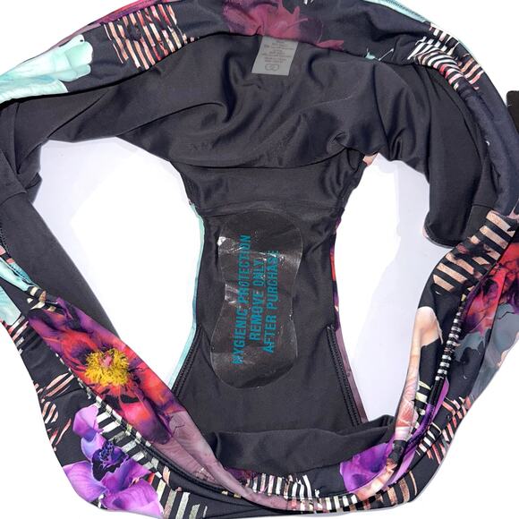 NWT Calia Wide Banded High Rise Swim Bottom in Botanical Garden Size 1X - Picture 8 of 13